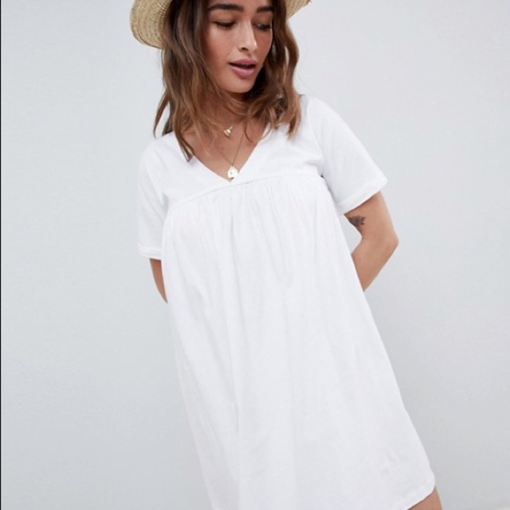 ASOS DESIGN petite ultimate cotton smock dress